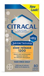 Citracal Slow Release 1200 Calcium+D 80 ablets