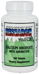 Calcium Arginate with Aspartate 100 Tbs. Advanced Research NCI (Dr. Hans Nieper)
