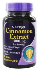  Natrol Cinnamon Extract -- 1000 mg - 80 Tablets 
