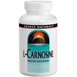 Source Naturals, L-Carnosine, 500 mg, 60 Tablets