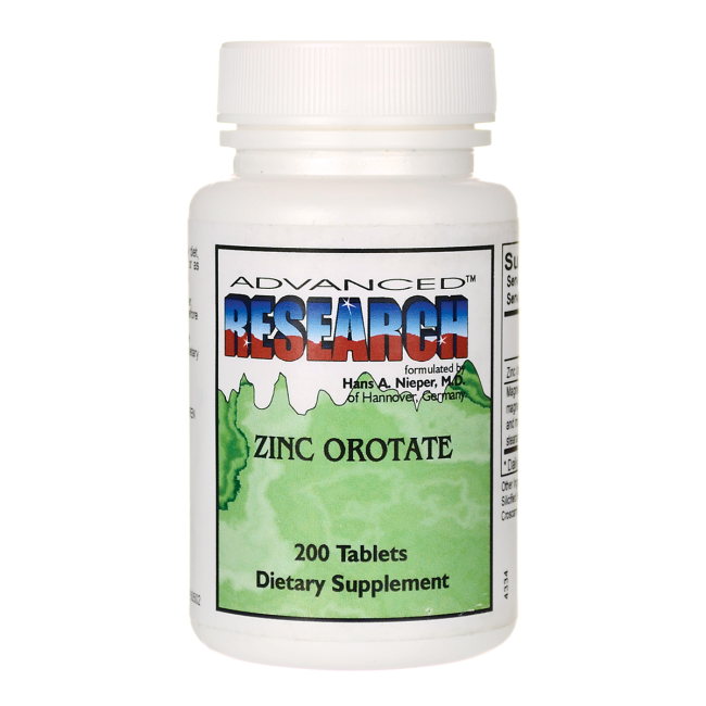 Nutricao Natural Advanced Research Zinc Orotate 200 Tablets