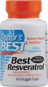Doctor's Best Resveratrol 60 Vegetarian Caps,   Imagem 1