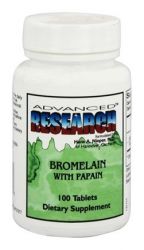 Advanced Research - Bromelain with Papain - 100 Tablets