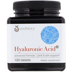 Youtheory, Hyaluronic Acid Advanced Formula, 120 Tablets