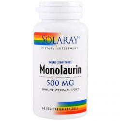 Solaray, Monolaurin, 500 mg, 60 Veggie Caps