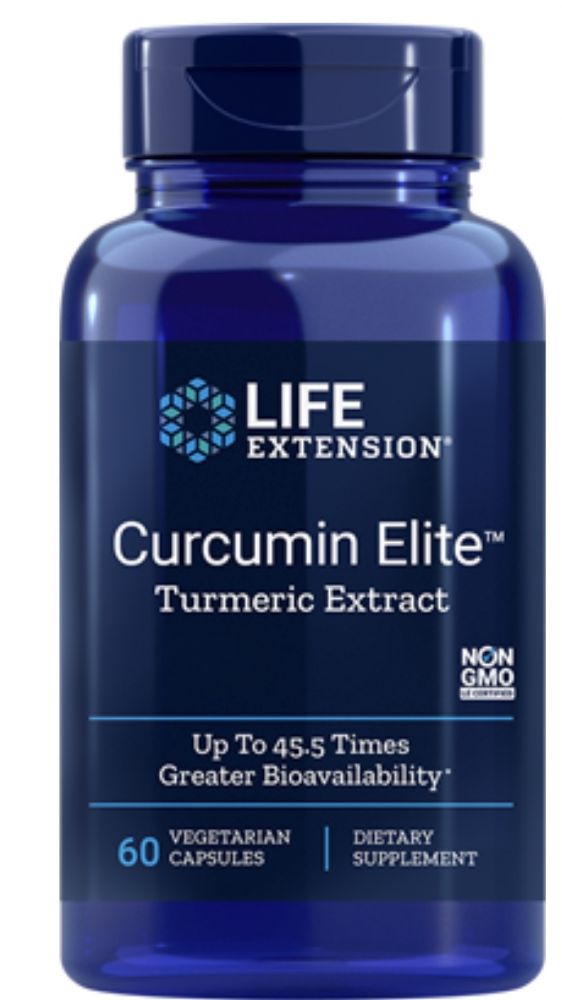 Curcumin Elite™ Turmeric Extract 60 vegetarian capsules  LF Imagem 1