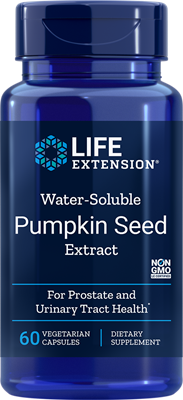 Water-Soluble Pumpkin Seed Extract, 60 vegetarian capsules Life Extension Imagem 1
