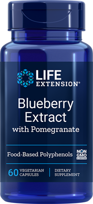 Blueberry Extract with Pomegranate, 60 vegetarian capsules Life Extension Imagem 2
