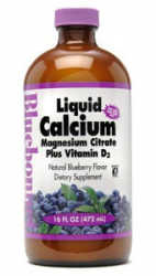 Liquid Calcium Magnesium Citrate Blueberry