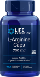  L-Arginine Caps700 mg, 200 vegetarian capsules Life Extension