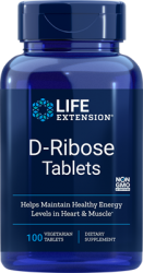  D-Ribose Tablets 100 vegetarian tablets  Life Extension