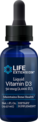  Liquid Vitamin D3  2,000 IU 1 fl. oz. (29.57 ml), Life Extension Imagem 2