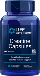  Creatine Capsules 120 vegetarian capsules Life Extension
