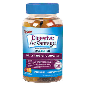 Schiff Digestive Advantage Probiotic, 120 Gummies  Imagem 1