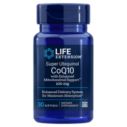  Super Ubiquinol CoQ10 with Enhanced Mitochondrial Support™      100 mg, 30 softgels Life Extension