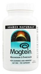 Magtein 667 mg. - 90 CapsulesSource Naturals