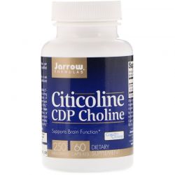 Jarrow Formulas, Citicoline, CDP Choline, 250 mg, 60 Capsules
