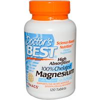 Doctor's Best, Magnesium, High Absorption,120 Tbs Imagem 1