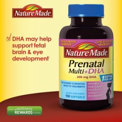 Nature Made® Prenatal Multi + DHA, 150 Softgels