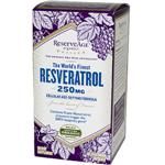 ReserveAge Organics, Resveratrol, Cellular Age-Defying Formula, 250 mg, 60 Veggie Caps Imagem 1